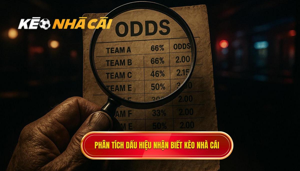 Phân Tích Chuyên Sâu Các Dấu Hiệu Nhận Biết Kèo Nhà Cái Kèo Dụ