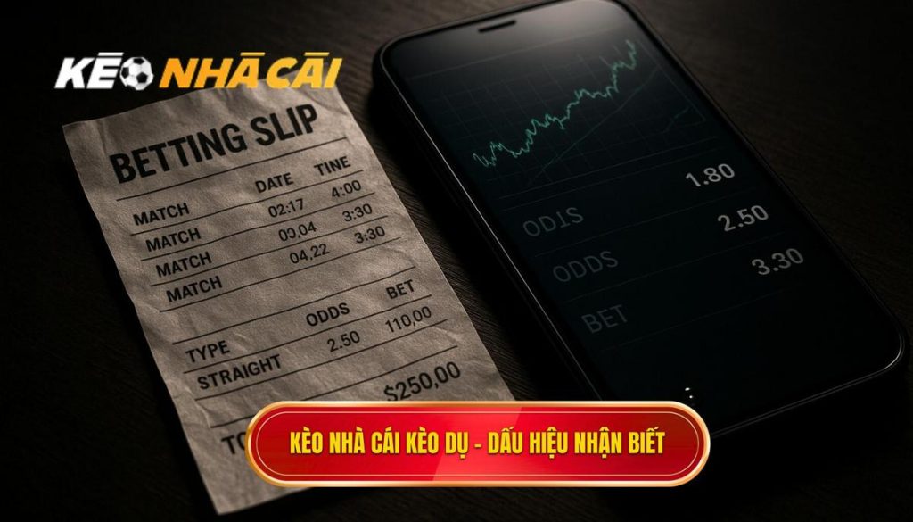 kèo nhà cái kèo dụ – dấu hiệu nhận biết