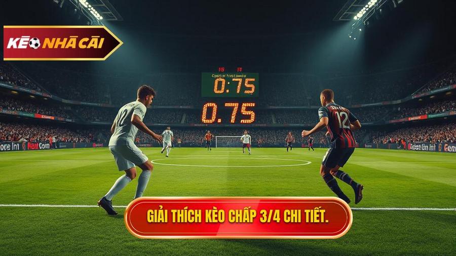 Hiểu rõ bản chất Kèo chấp 3/4 (0.75) là gì?