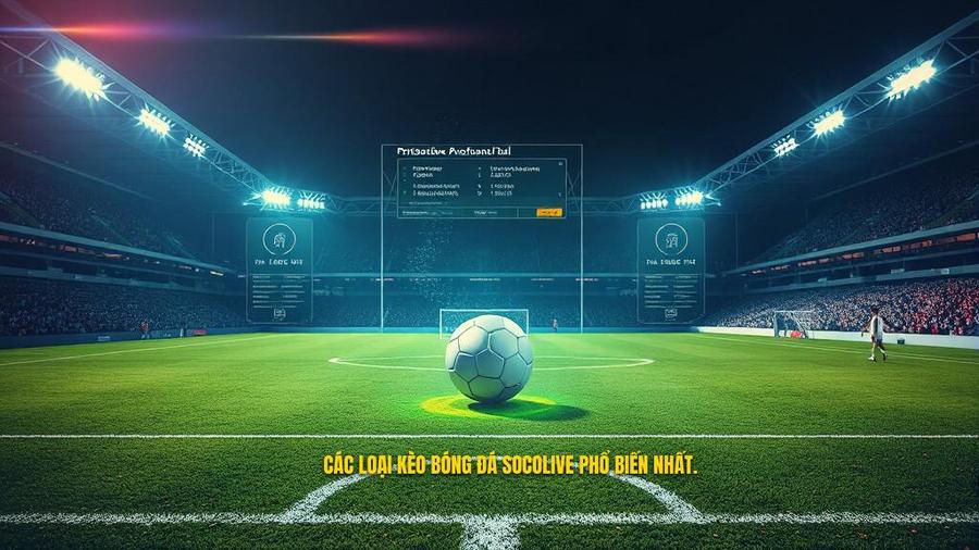 Các loại kèo bóng đá Socolive phổ biến nhất hiện nay