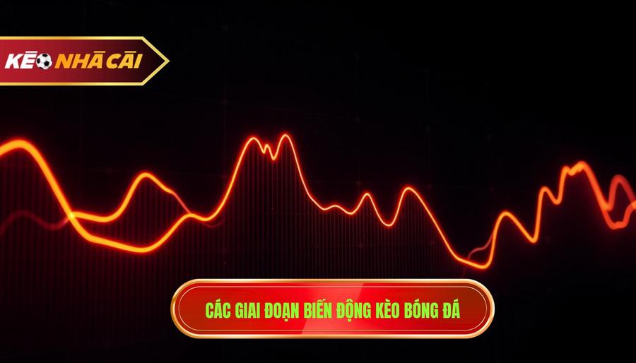Các giai đoạn biến động kèo bóng đá